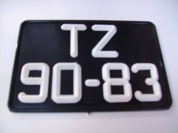 Matricula mota antiga 